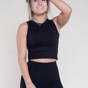 PARAGON Columbia Crop Top Black / S-M